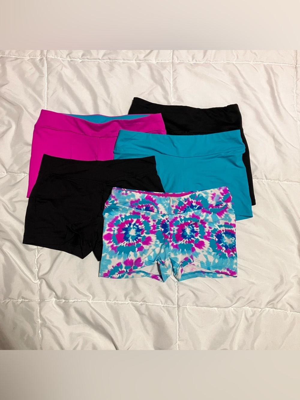 Girls Mixed Brand Dance Active Shorts Bundle - Size M (7-10)